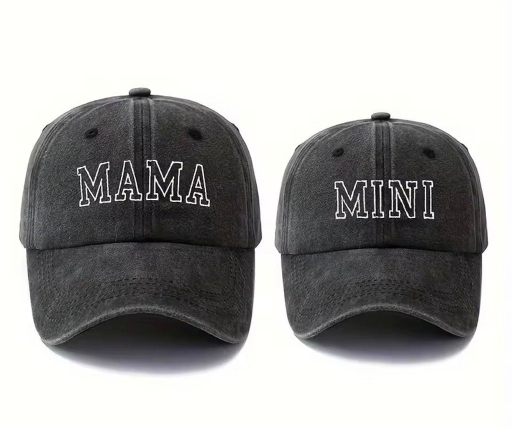 Acid Wash Mama & Mini Hats