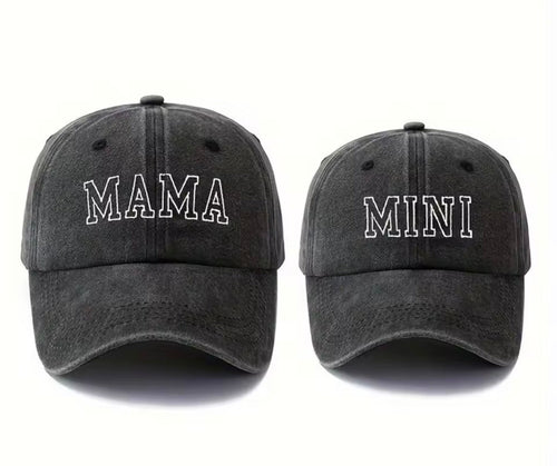 Acid Wash Mama & Mini Hats