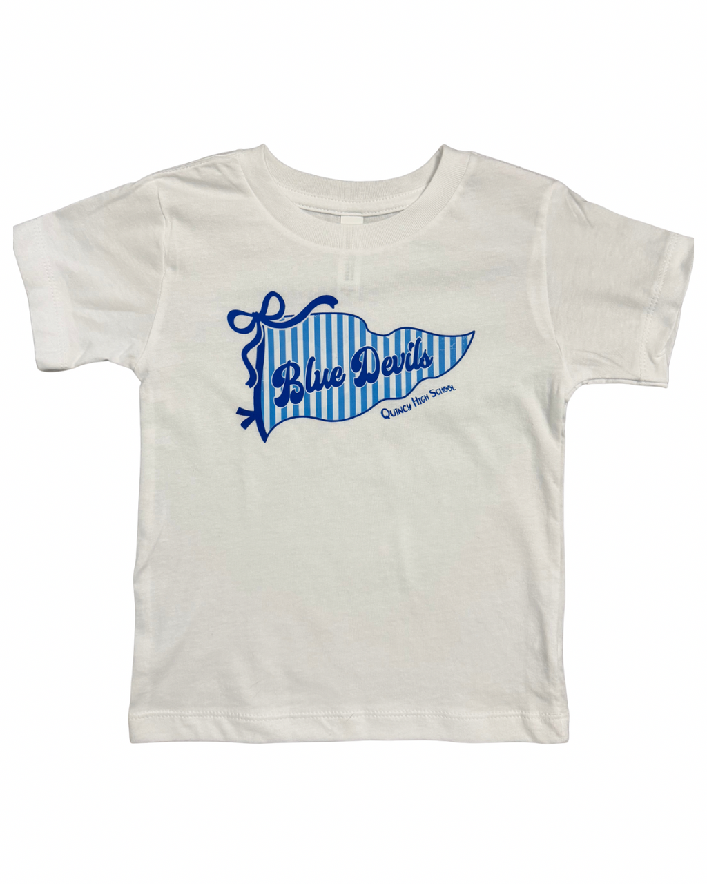 Quincy Blue Devils Pennant Tee