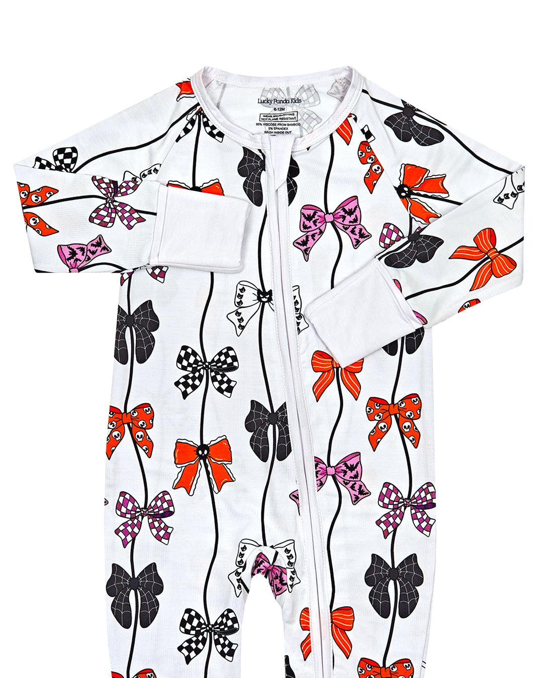 Bamboo Zip Romper | Spooky Bows