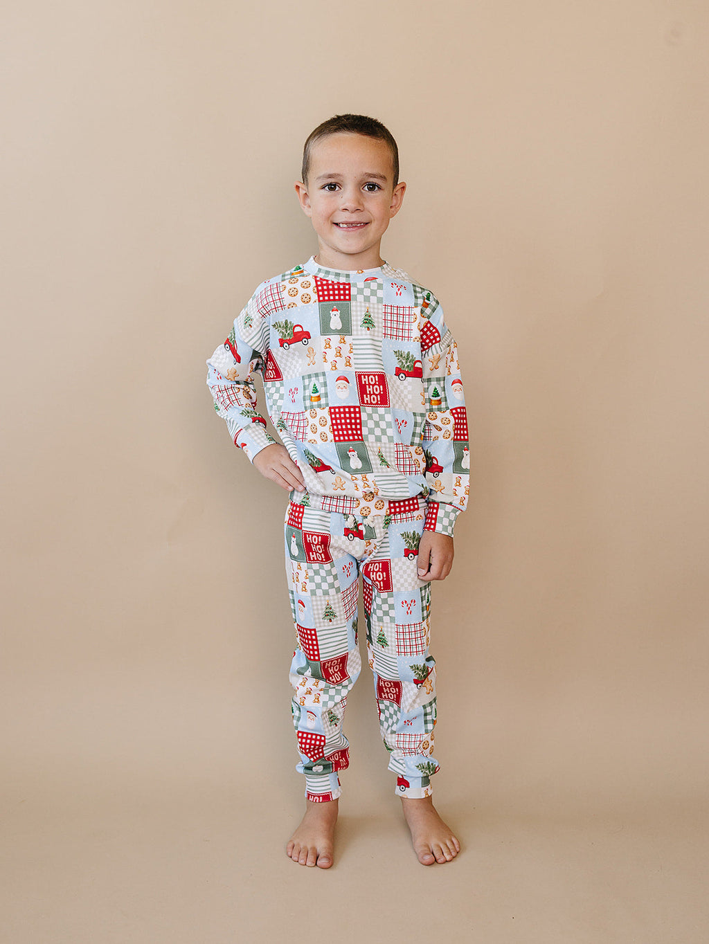 Jogger Set | Christmas Patchwork