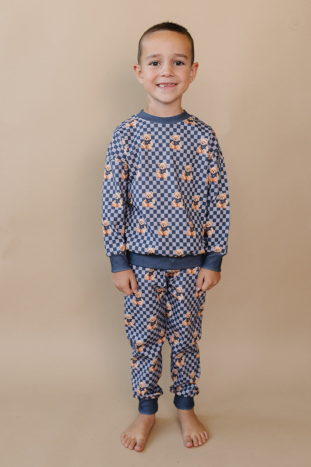 Jogger Set | Checkered Bear Vibes