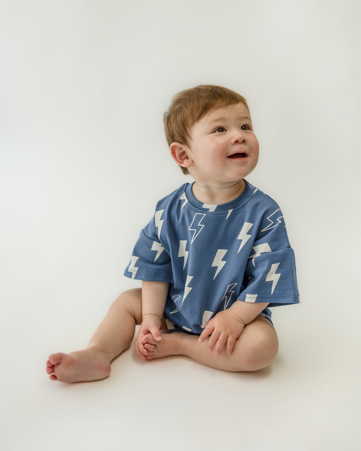 Shorts Set | Blue Bolts