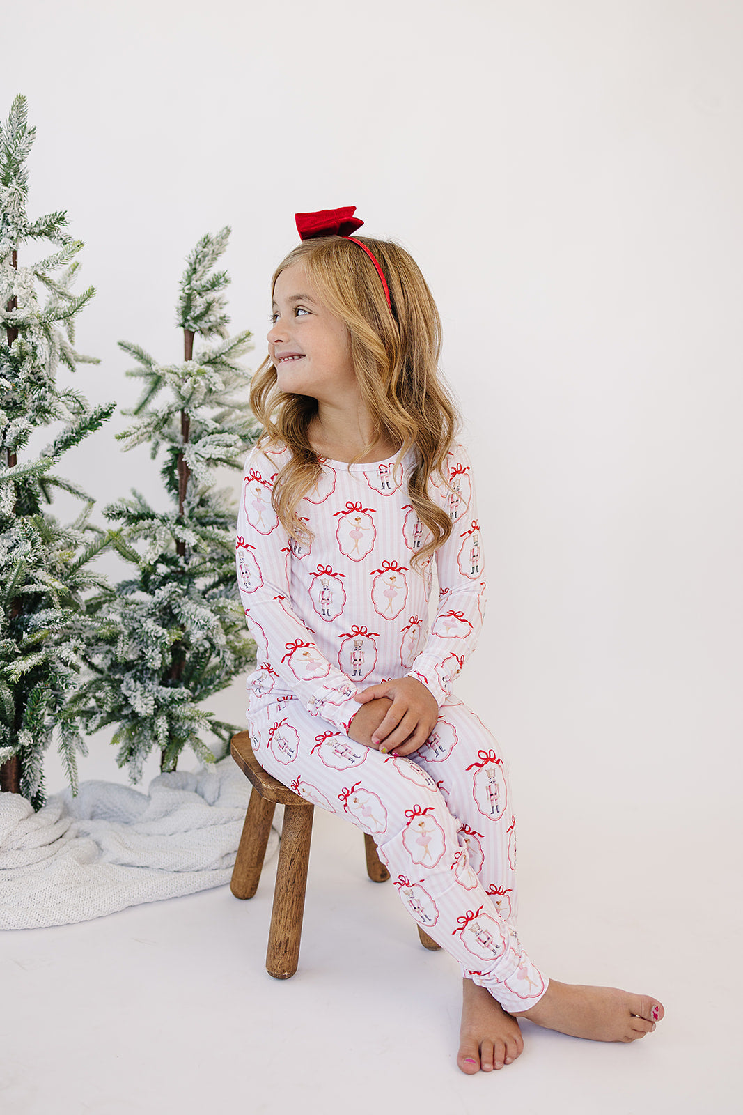 Bamboo Two Piece Set | Pink Nutcracker