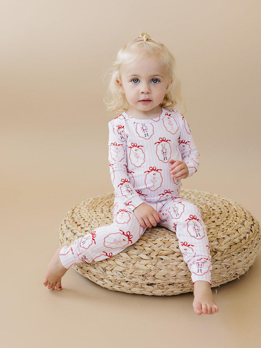 Bamboo Two Piece Set | Pink Nutcracker