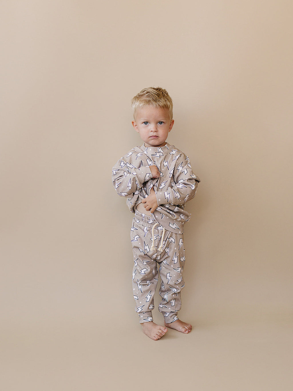 Jogger Set | Latte Bolts
