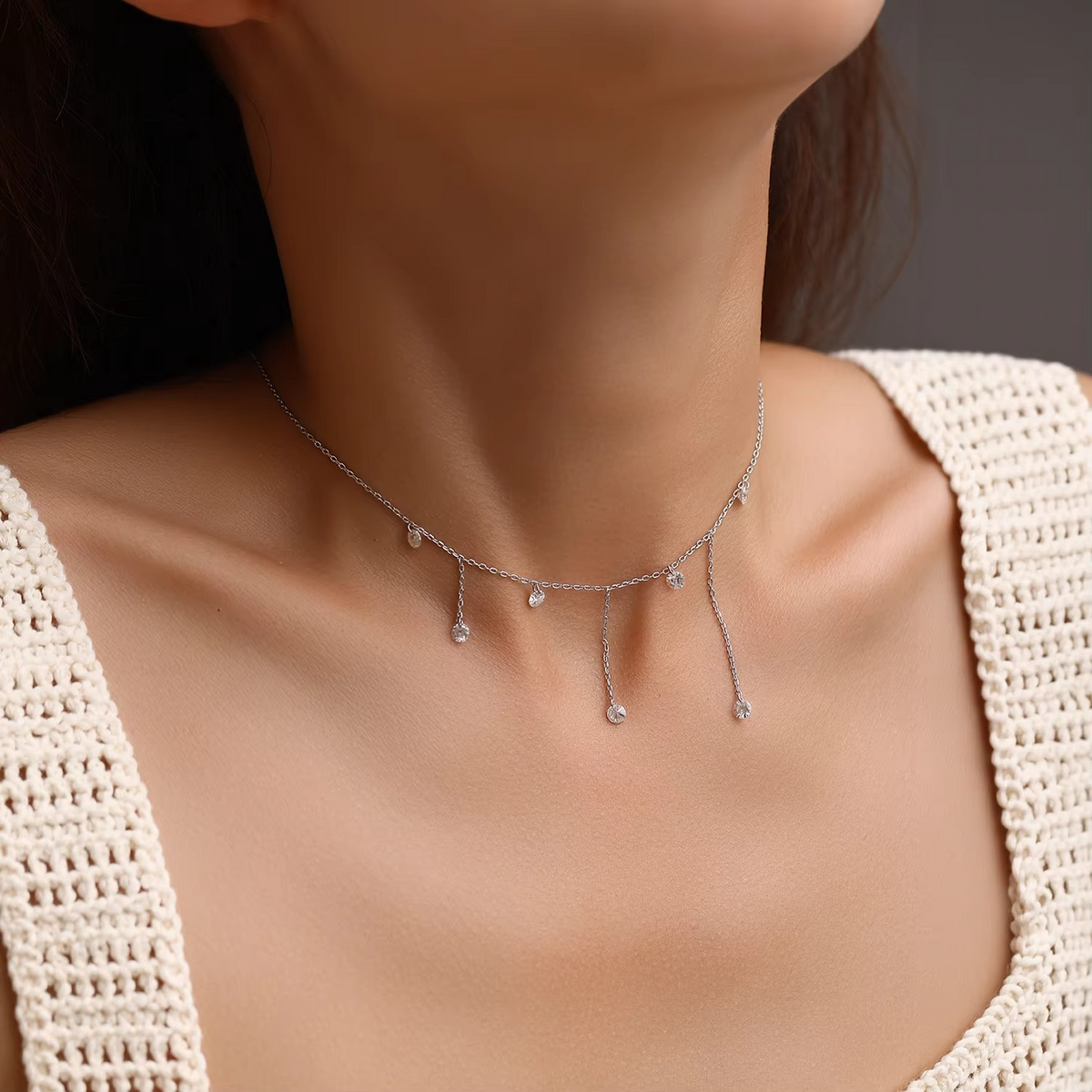 Charm Choker Necklace